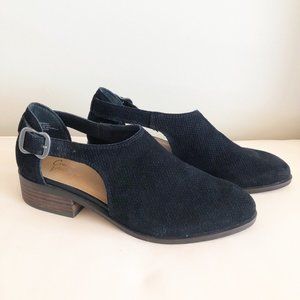 7, Crown Vintage Charmed Black Suede Bootie | 7
